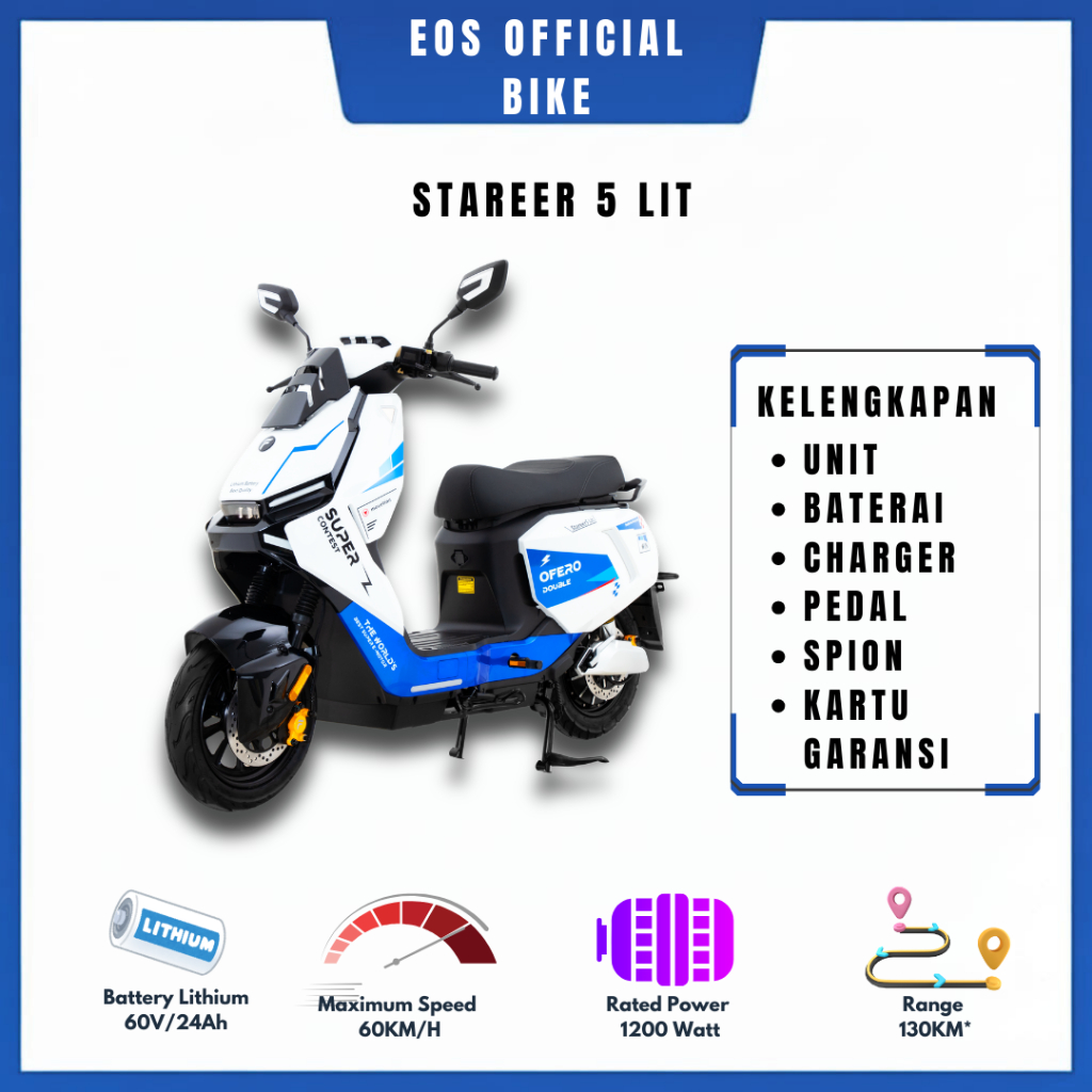 Foto Ofero Stareer 5 Lit Double Battery